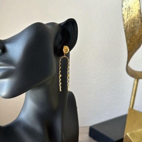 BohemianādropāearringsāN383 - Picture 3 of 4